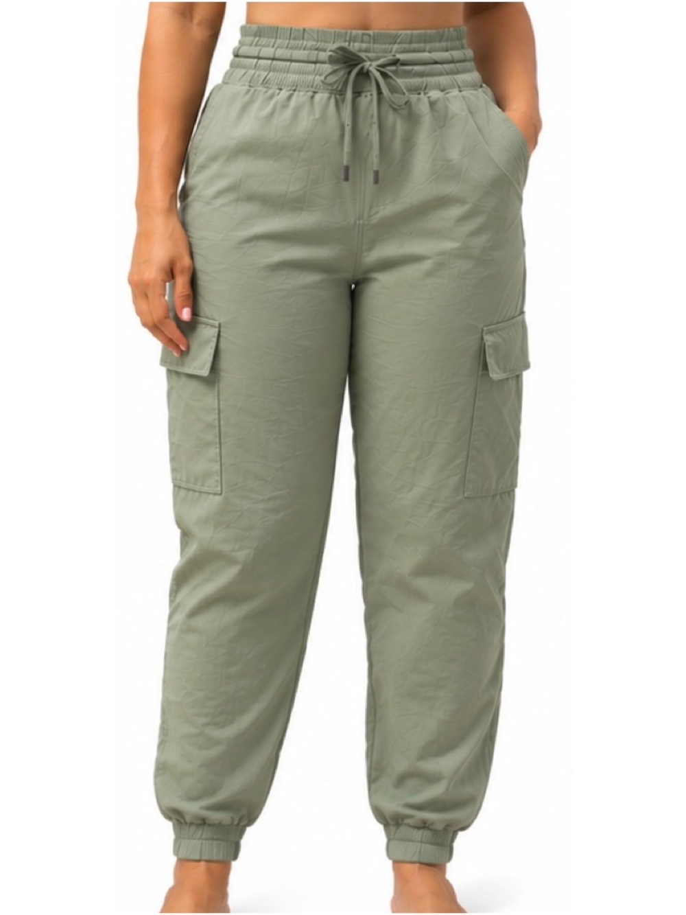 Bluenotes Olive Green Cargo Jogger Pants